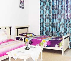 locations vacances tunisie : Appartement N°4 un grand F2 peux loger jusqu'à 5 personnes à Hammamet